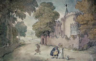 Strawberry Hill - Thomas Rowlandson