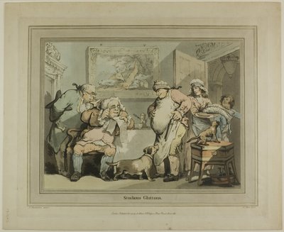 Gourmands studieux - Thomas Rowlandson