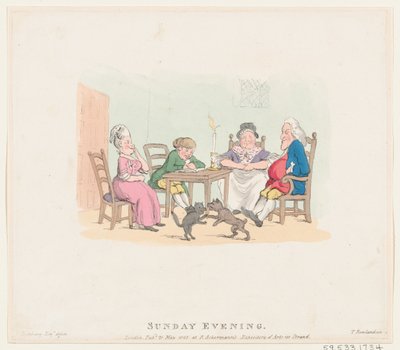 Soirée du dimanche, 21 mai 1803 - Thomas Rowlandson