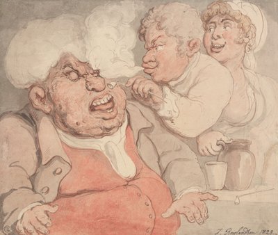 Provocation à la fumée de pipe - Thomas Rowlandson