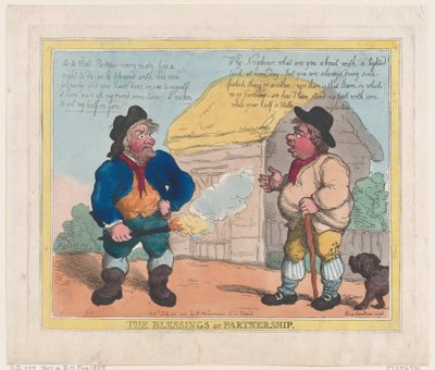 Les Bénédictions du Partenariat, 28 juillet 1805 - Thomas Rowlandson