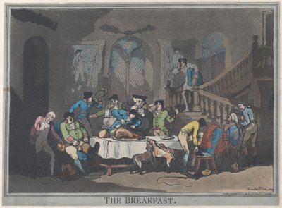 Le petit déjeuner, 1er février 1789 - Thomas Rowlandson