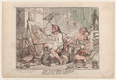 La Chambre du Génie, 2 avril 1806 - Thomas Rowlandson