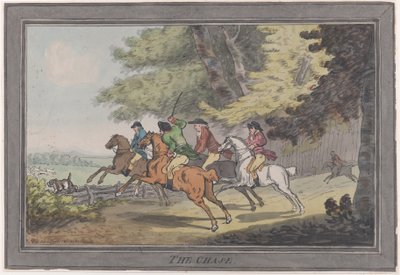 La Chasse, 1er décembre 1791 - Thomas Rowlandson