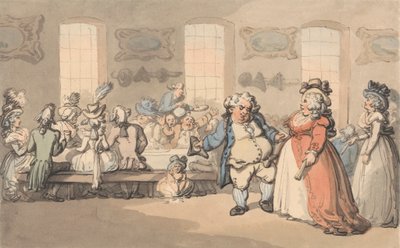 Les Conforts de Bath : Le Petit Déjeuner - Thomas Rowlandson