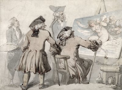 Les connaisseurs, c.1790 - Thomas Rowlandson