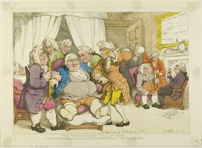 La consultation ou le dernier espoir - Thomas Rowlandson