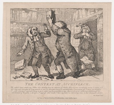 Le Concours à Auckinleck, Beautés pittoresques de Boswell, Partie la Seconde, 10 juin 1786 - Thomas Rowlandson