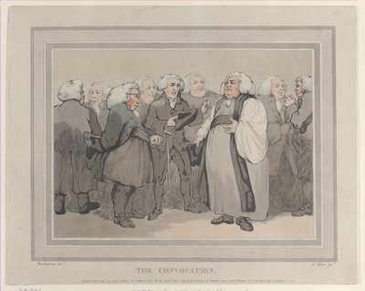 La convocation, septembre 1785 - Thomas Rowlandson