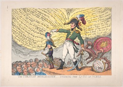 Le Munchausen corse - Fredonnant les gars de Paris - Thomas Rowlandson