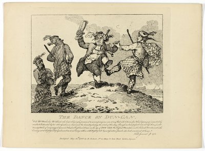 La danse des Dun-Can, tirée du Tour des Hébrides de Boswell - Thomas Rowlandson