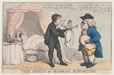 La mort de Madame République - Thomas Rowlandson