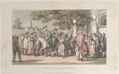 Le Départ de Wakefield, du Vicaire de Wakefield - Thomas Rowlandson