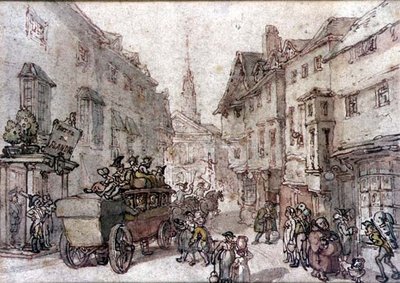 La Diligence - Thomas Rowlandson