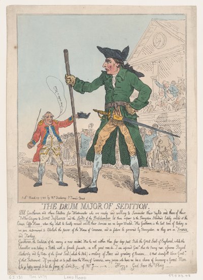 Le Tambour-major de la sédition - Thomas Rowlandson