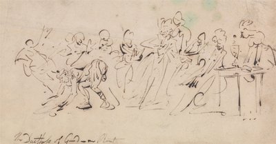 La déroute de la duchesse de Gordon - Thomas Rowlandson
