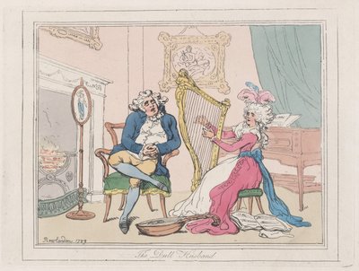 Le mari ennuyeux, 1789 - Thomas Rowlandson