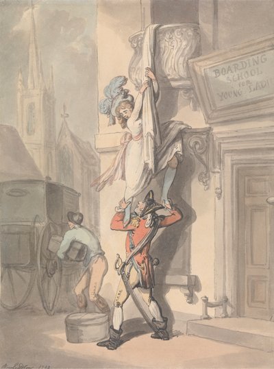 La fugue - Thomas Rowlandson