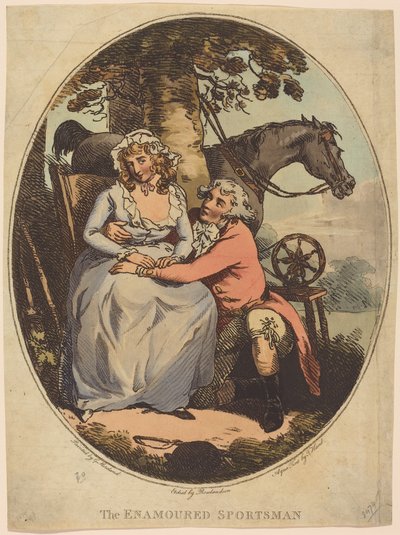 Le sportif amoureux - Thomas Rowlandson