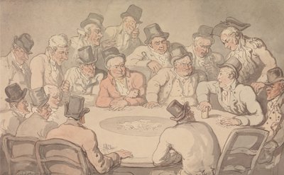 La table de jeu - Thomas Rowlandson