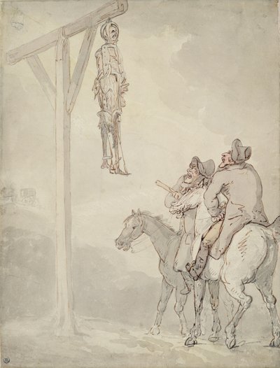 Le Gibet - Thomas Rowlandson
