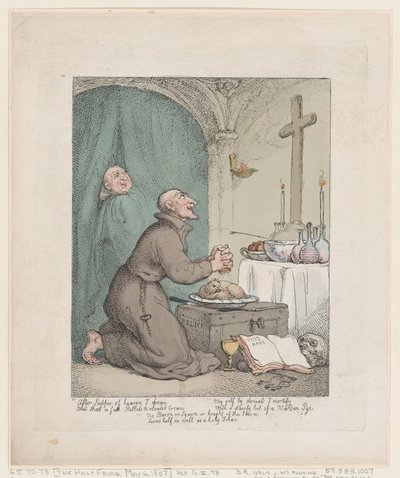 Le saint frère - Thomas Rowlandson