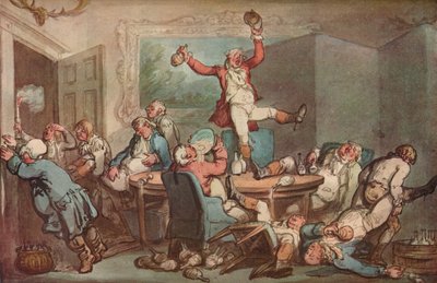 Le Souper de la chasse, vers 1780-1825 - Thomas Rowlandson