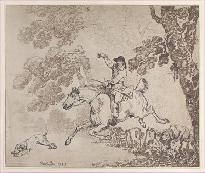 Le chasseur, 1785 - Thomas Rowlandson