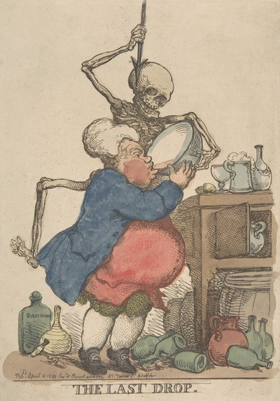 La dernière goutte, 5 avril 1801 - Thomas Rowlandson