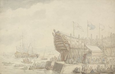 Le lancement du H.M.S. 