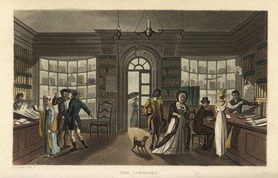 La bibliothèque - Thomas Rowlandson