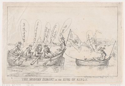 Le Moderne Egbert, ou Le Roi des Rois, 8 janvier 1789 - Thomas Rowlandson
