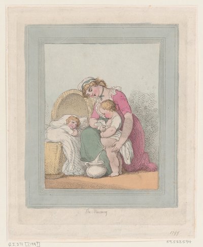La Nursery, 1799 - Thomas Rowlandson