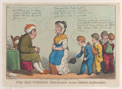La Plainte de la Vieille Femme, ou l