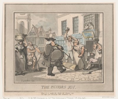 La joie du paveur, 1792 - Thomas Rowlandson