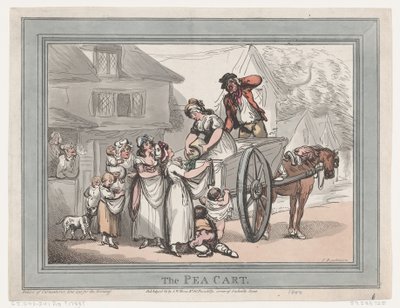 Le chariot de pois, 16 avril 1788 - Thomas Rowlandson