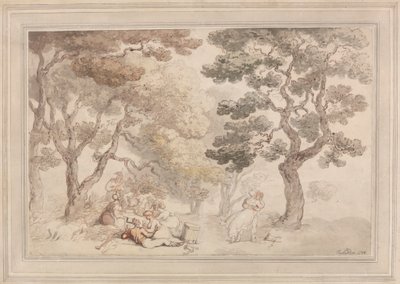 Le pique-nique - Thomas Rowlandson