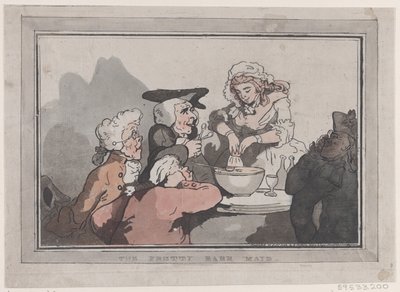 La jolie serveuse, 20 octobre 1786 - Thomas Rowlandson