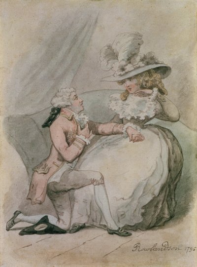 La proposition, 1796 - Thomas Rowlandson