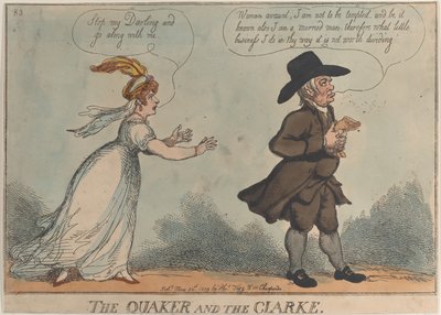 Le Quaker et le Clarke, 24 mai 1809 - Thomas Rowlandson