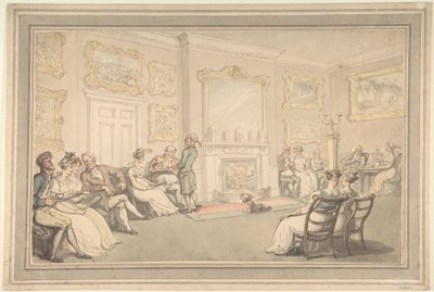 La réception - Thomas Rowlandson