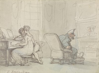 Le Reflet - Thomas Rowlandson