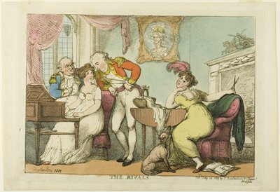 Les rivaux - Thomas Rowlandson
