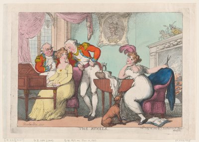 Les Rivaux - Thomas Rowlandson