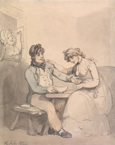 Le retour du marin - Thomas Rowlandson