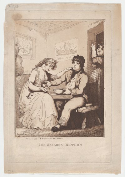 Le retour du marin - Thomas Rowlandson
