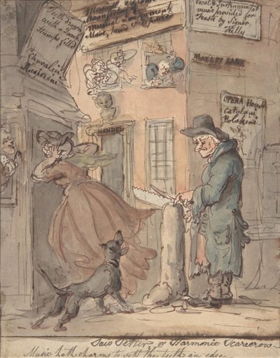 Le régleur de scie - Thomas Rowlandson