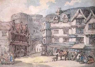 La Porte Sud, Exeter - Thomas Rowlandson