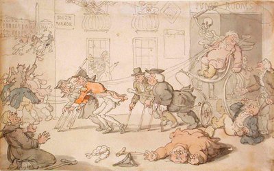 La scène de la mort - Thomas Rowlandson