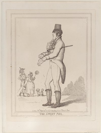 Le Pois de senteur - Thomas Rowlandson